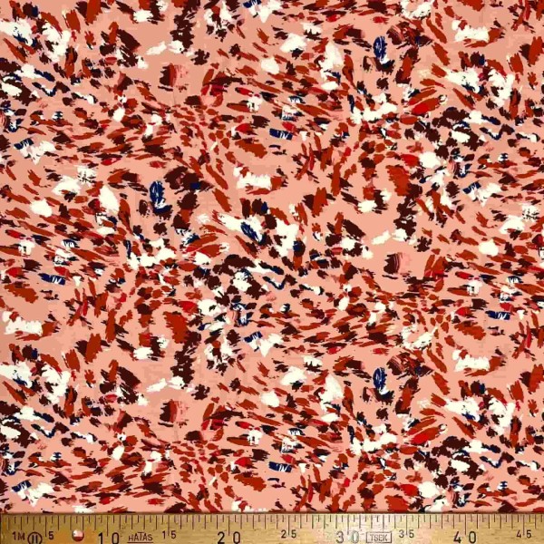 Tissu viscose Pinceau terracotta Tissu viscose Pinceau terracotta