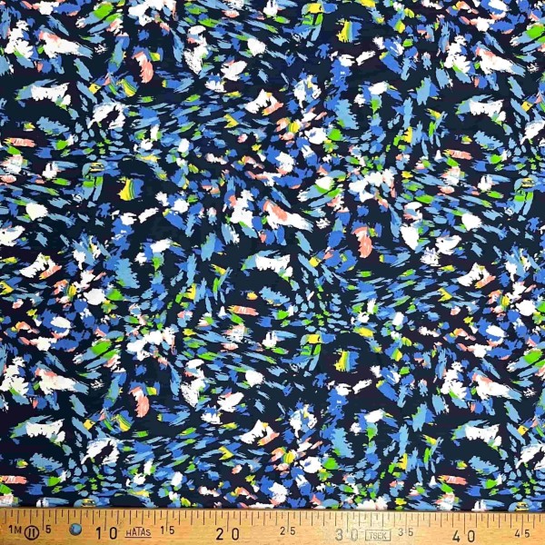 Tissu viscose Pinceau marine Tissu viscose Pinceau marine