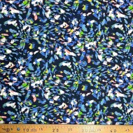 Tissu viscose Pinceau marine Tissu viscose Pinceau marine