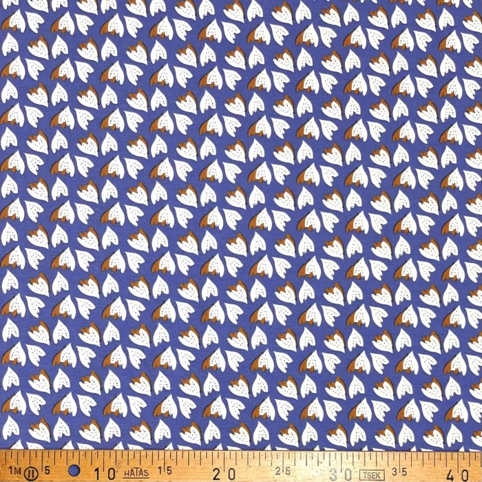 Tissu jersey coton élasthanne Ziggy lavande