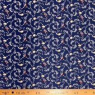 Tissu jersey coton élasthanne Jolhiro bleu marine Tissu jersey coton élasthanne Jolhiro bleu marine