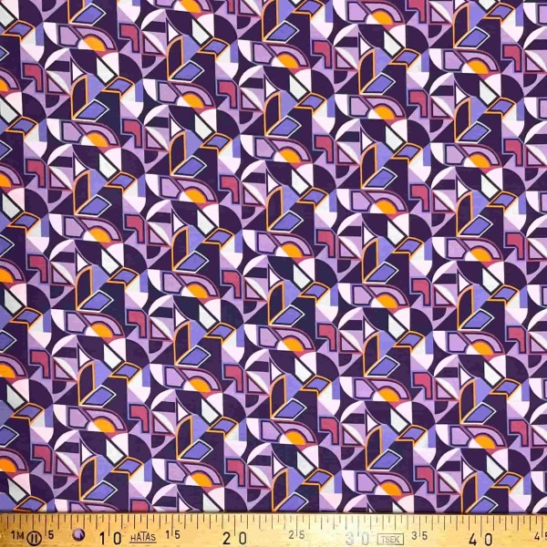 Tissu viscose Prado violet Tissu viscose Prado violet