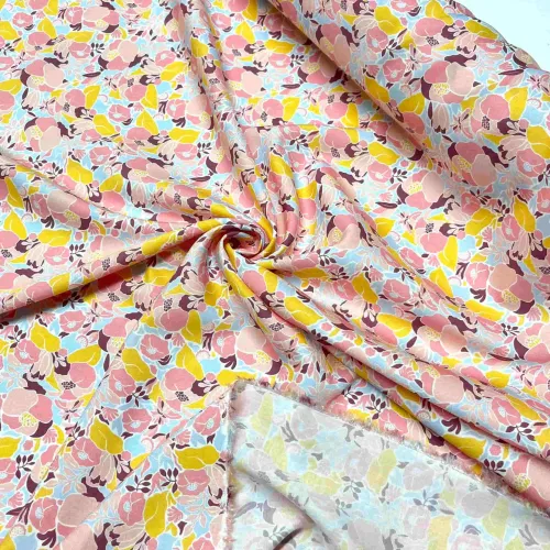 Tissu viscose Pop multi couleurs