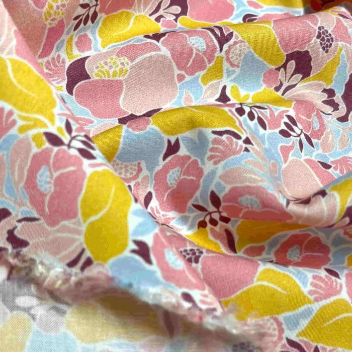 Tissu viscose Pop multi couleurs