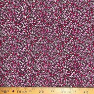 Tissu viscose Pétales pink violet rose