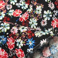 Tissu viscose Petunia noir