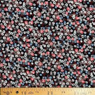 Tissu viscose Petunia noir