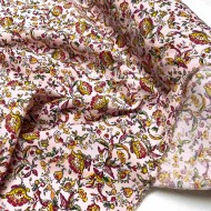 Tissu viscose Soraya rose Tissu viscose Soraya rose