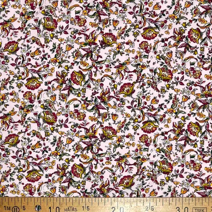 Tissu viscose Soraya rose Tissu viscose Soraya rose