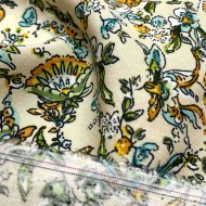 Tissu viscose Soraya beige Tissu viscose Soraya beige