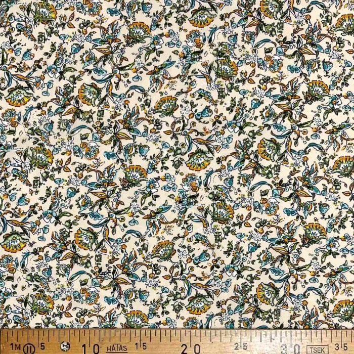 Tissu viscose Soraya beige Tissu viscose Soraya beige