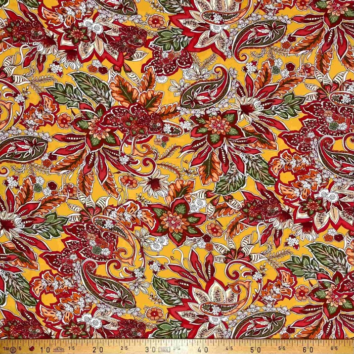 Tissu viscose Kali curcuma Tissu viscose Kali curcuma