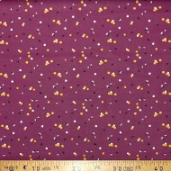 Tissu coton imprimé Nozbi violet Tissu coton imprimé Nozbi violet