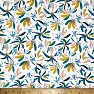 Tissu coton imprimé Lisbi multi-color