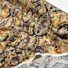Tissu coton viscose teinture vitrails multi couleur Tissu coton viscose teinture vitrails multi couleur