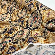 Tissu coton viscose teinture vitrails multi couleur Tissu coton viscose teinture vitrails multi couleur