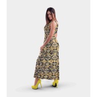 Tissu coton viscose teinture vitrails multi couleur Tissu coton viscose teinture vitrails multi couleur