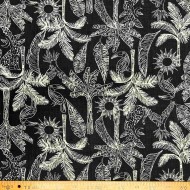 Tissu jungle de palmiers Coupon 100 x 140cm