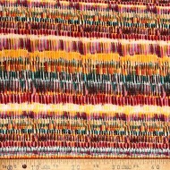 Tissu polyester Gaufré Mina multi couleur