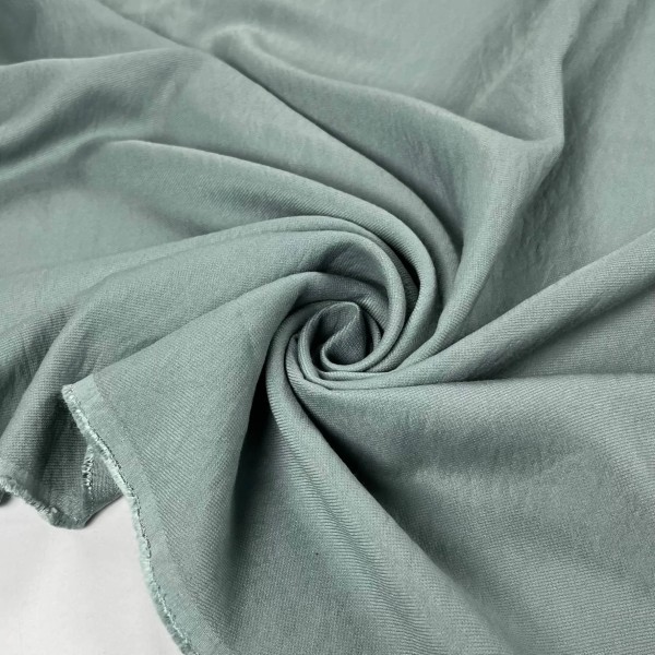 Tissu viscose vert menthe uni Tissu viscose vert menthe uni