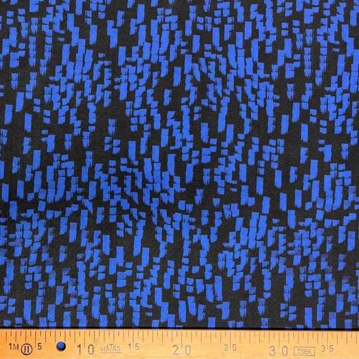 Tissu polyamide petit carré bleu noir Tissu polyamide petit carré bleu noir