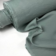 Tissu viscose vert menthe uni