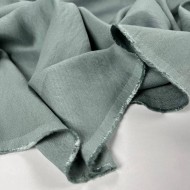 Tissu viscose vert menthe uni