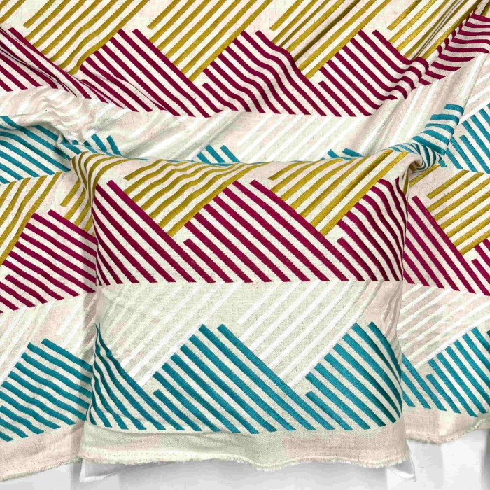 Tissu Lin viscose Miami Fuschia - Tissu d'éditeur