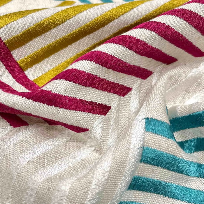 Tissu Lin viscose Miami Fuschia - Tissu d'éditeur