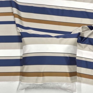 Tissu Coton polyester Sudbury bleu - Tissu d'éditeur Tissu Coton polyester Sudbury bleu - Tissu d'éditeur