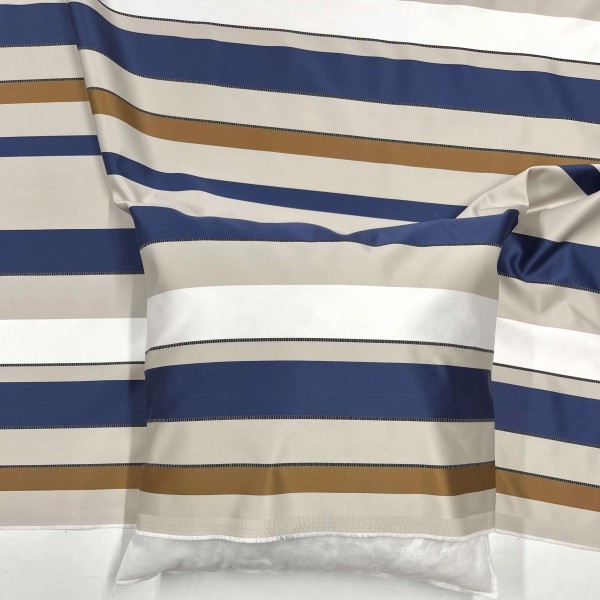 Tissu Coton polyester Sudbury bleu - Tissu d'éditeur Tissu Coton polyester Sudbury bleu - Tissu d'éditeur
