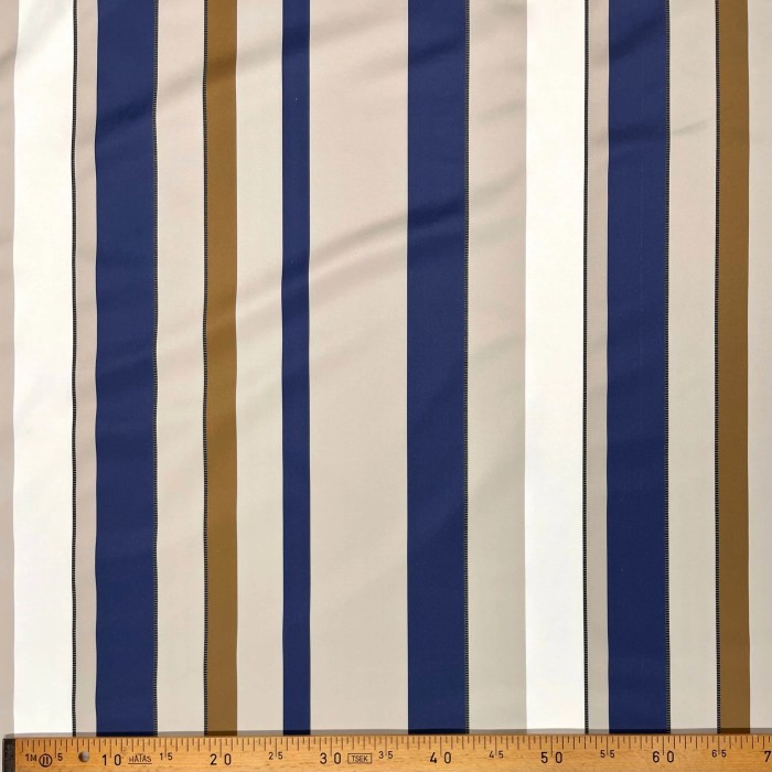 Tissu Coton polyester Sudbury bleu - Tissu d'éditeur