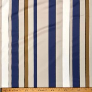 Tissu Coton polyester Sudbury bleu - Tissu d'éditeur