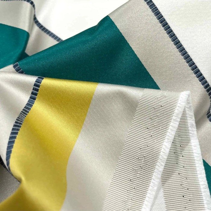 Tissu Coton polyester Sudbury vert - Tissu d'éditeur Tissu Coton polyester Sudbury vert - Tissu d'éditeur