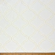 Tissu Coton polyester Volute Blanc - Tissu d'éditeur Tissu Coton polyester Volute Blanc - Tissu d'éditeur