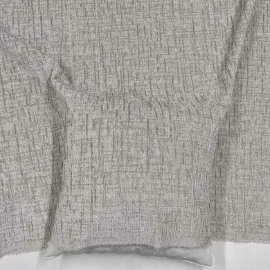 Tissu effect matière chenille gris - Tissu d'éditeur Tissu effect matière chenille gris - Tissu d'éditeur