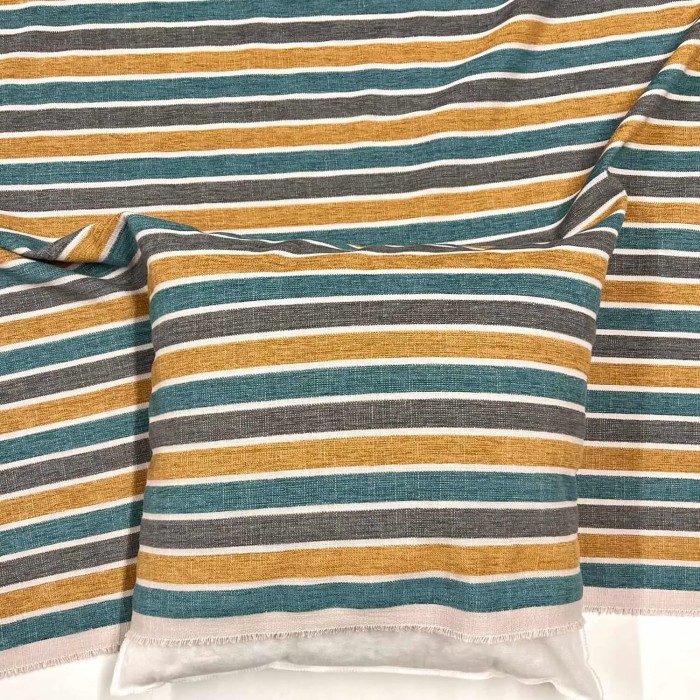 Tissu Manosque Rythme émeraude - Tissu d'éditeur Tissu Manosque Rythme émeraude - Tissu d'éditeur