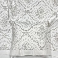 Tissu Manosque Faience gris blanc - Tissu d'éditeur Tissu Manosque Faience gris blanc - Tissu d'éditeur