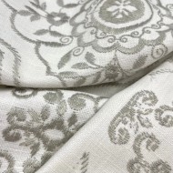 Tissu Manosque Faience gris blanc - Tissu d'éditeur Tissu Manosque Faience gris blanc - Tissu d'éditeur