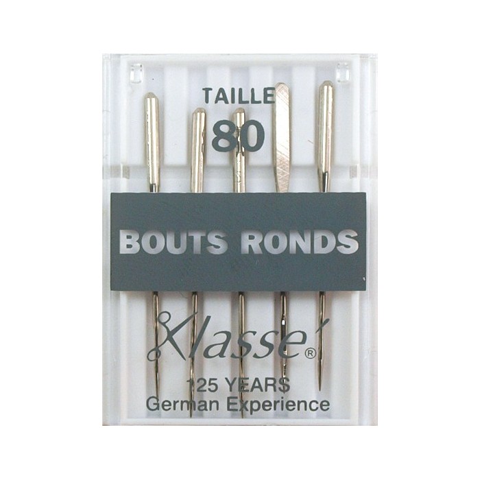 Aiguilles machine bouts ronds 80/12 Aiguilles machine bouts ronds 80/12