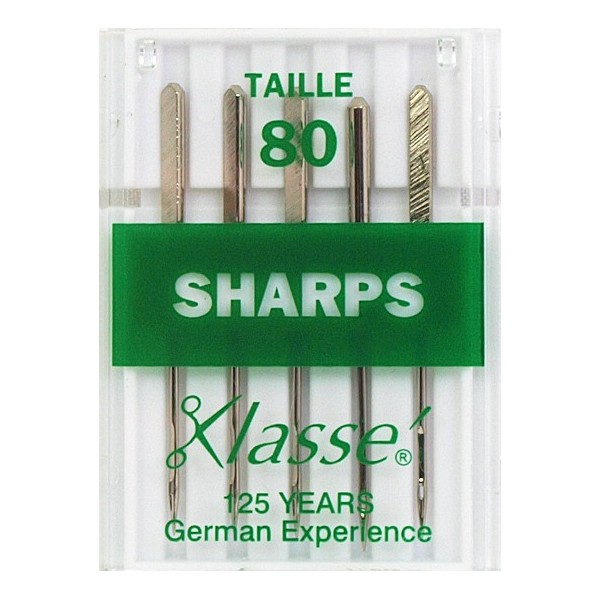 Aiguilles machine Sharps 80/12 Aiguilles machine Sharps 80/12