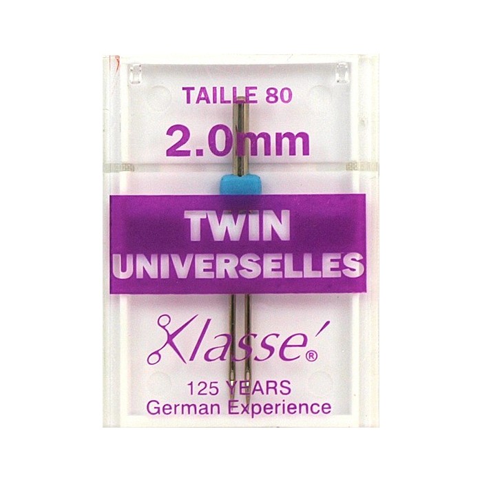 Aiguilles machine twin universelles 80 - 2mm
