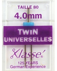 Aiguilles machine twin universelles 80 - 4mm