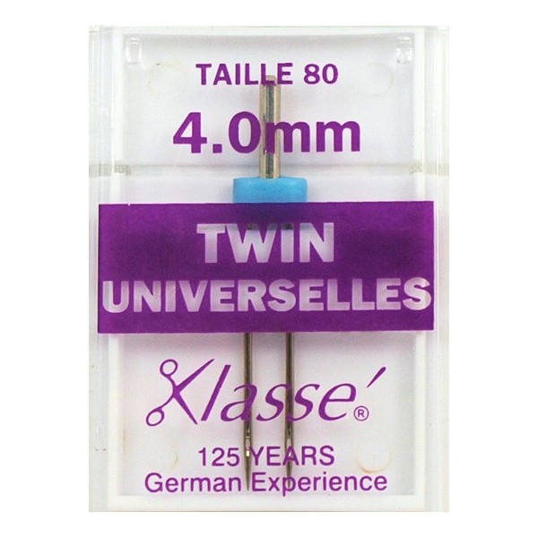 Aiguilles machine twin universelles 80 - 4mm Aiguilles machine twin universelles 80 - 4mm