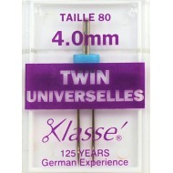 Aiguilles machine twin universelles 80 - 4mm