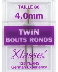 Aiguilles machine twin bouts ronds 80 - 4mm Aiguilles machine twin bouts ronds 80 - 4mm