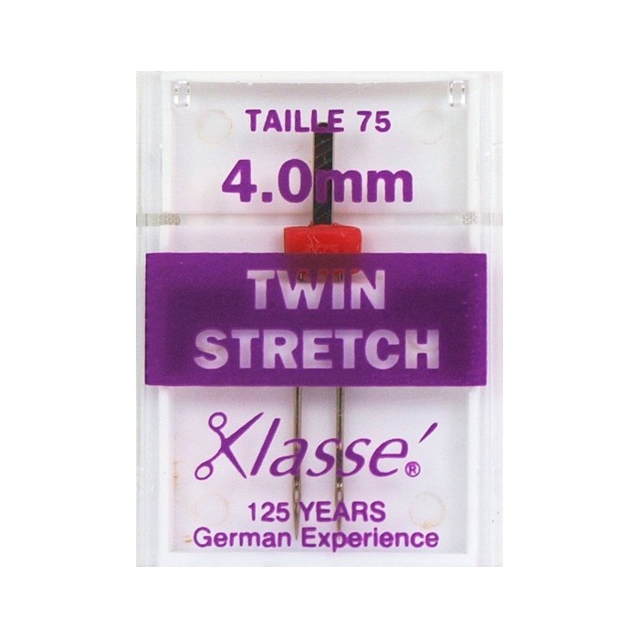 Aiguilles machine twin stretch 75 - 4mm Aiguilles machine twin stretch 75 - 4mm