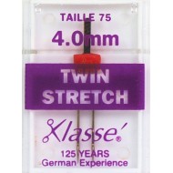 Aiguilles machine twin stretch 75 - 4mm Aiguilles machine twin stretch 75 - 4mm