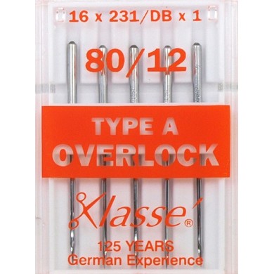 Aiguilles machine surfiler 80/12