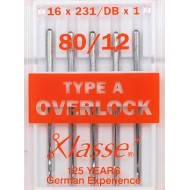 Aiguilles machine surfiler 80/12